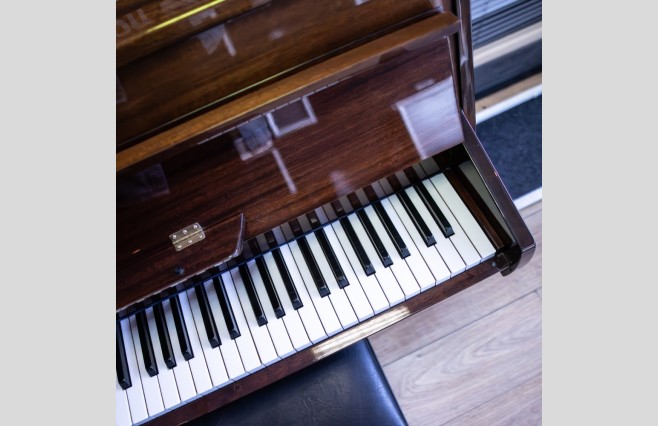 Used Zender Polished Mahogany Compact Upright Piano - All Inclusive Premium Package (SN:00104) - Image 9